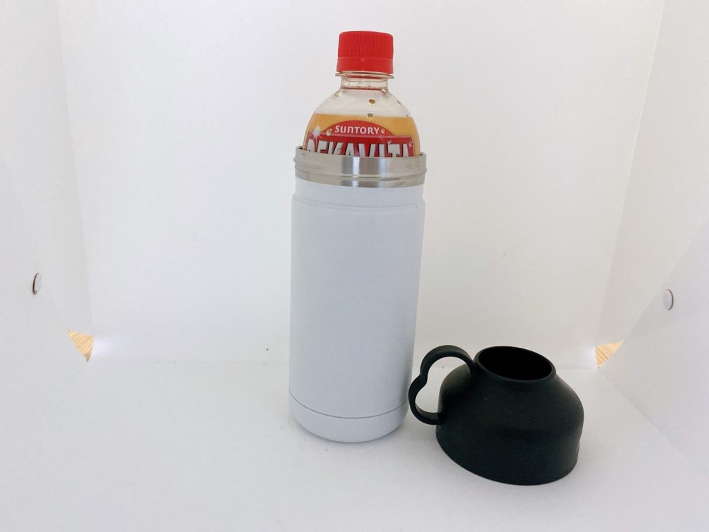ペットボトルクーラー入れたイメージ